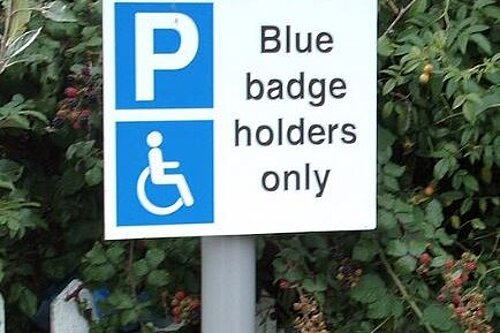 Blue Badge sign Blue Badge sign