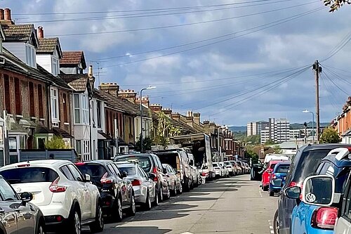Cars on street Cars on street