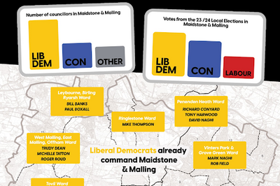 The Liberal Democrats have the most councillors in this constituency